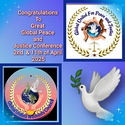 Congratulations to The Great Global Peace and Justice Conference 2025-April